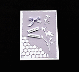 Sending Lilac Love - Handcrafted (blank) Card - dr19-0015